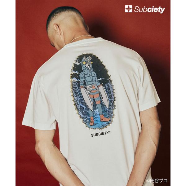 サブサエティ Tシャツ ウルトラマン × SUBCIETY Alien Baltan tee メンズ 半袖 ウルトラマンコラボ ウルトラ怪獣 送料無料 ストリート