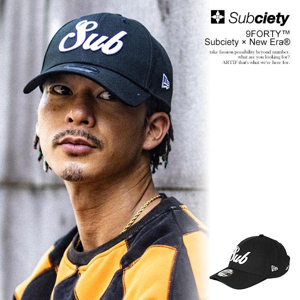 Subciety（サブサエティ） キャップ SUBCIETY×NEWERA 9FORTY Subciety