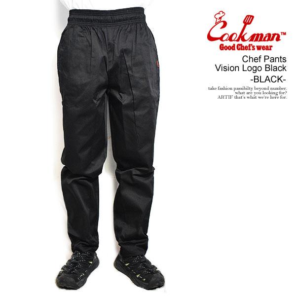 COOKMAN（クックマン） パンツ COOKMAN Chef Pants Vision Logo Black