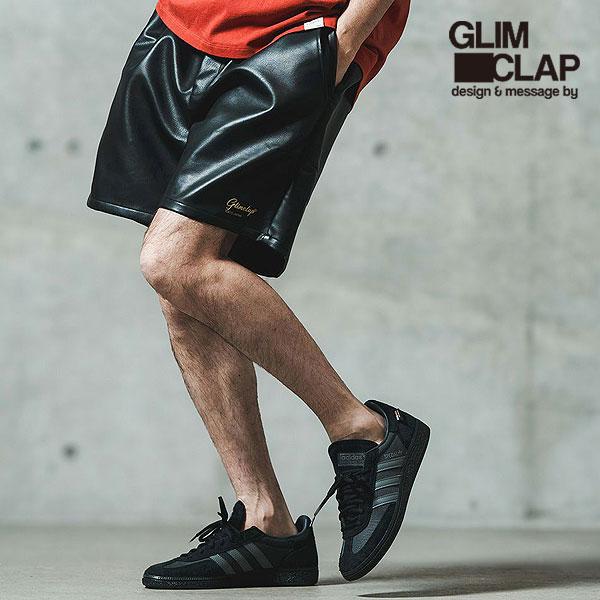Glimclap レザー調 ショートパンツ ブラック GLIMCLAP 2025 春夏 2nd 先行予約 5月中旬〜下旬入荷予定 グリム