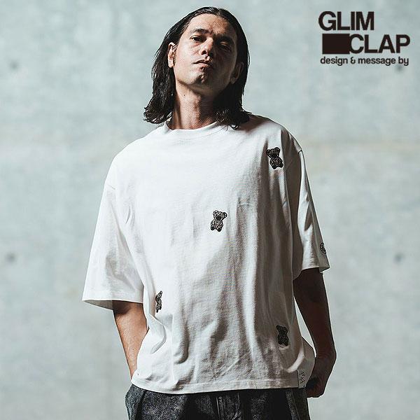 2025 春夏 2nd 先行予約 5月上旬〜中旬入荷予定 GLIMCLAP グリムクラップ Dotted with embroidery T-shirt キャンセル不可 atftps GLIMCLAP 2025 春夏 2nd 先行予約 5月上旬〜中旬入荷予定 グリム