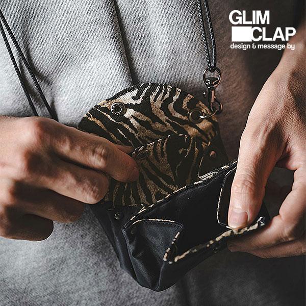 【お取り寄せ SALE セール】グリムクラップ ポーチ GLIMCLAP Nylon Twill Two Pockets Design Mini Bag メンズ