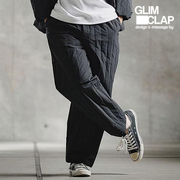 2026 秋冬 1st 先行予約 9月中旬〜下旬入荷予定 グリムクラップ パンツ GLIMCLAP Vertical Quilted Trousers 送料無料 キャンセル不可