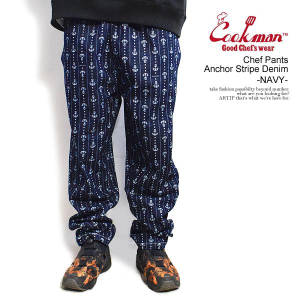 COOKMAN（クックマン） パンツ COOKMAN Chef Pants Anchor Stripe