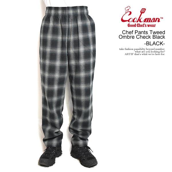 COOKMAN（クックマン） パンツ COOKMAN Chef Pants Tweed Ombre Check