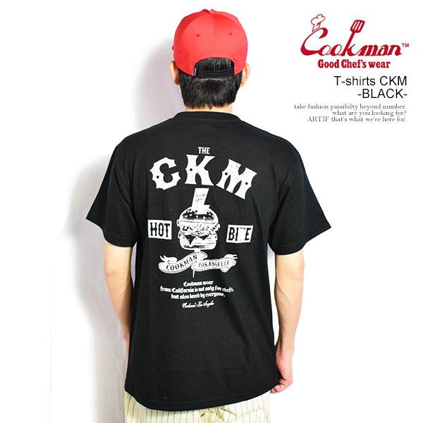 クックマン Tシャツ COOKMAN T-shirts CKM -BLACK- メンズ 半袖 アメリカ 西海岸 シェフウェア 送料無料 ストリート