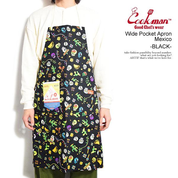 COOKMAN（クックマン） エプロン COOKMAN Wide Pocket Apron Mexico