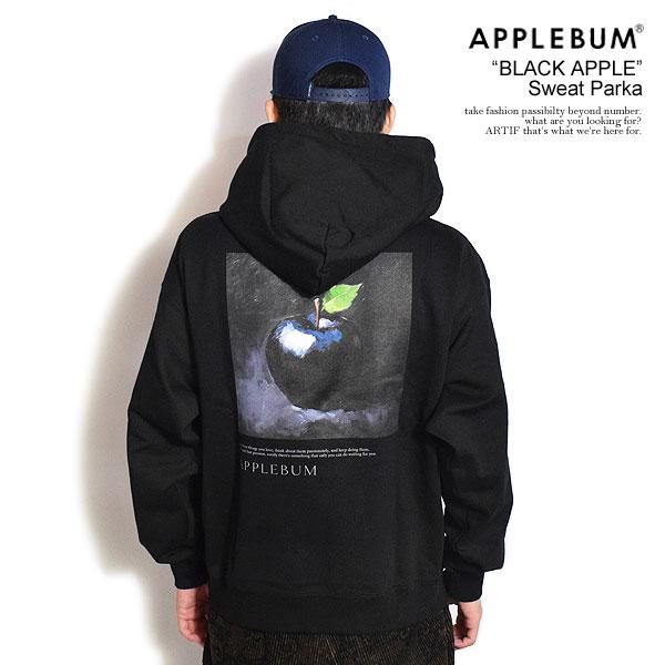 APPLEBUM（アップルバム） パーカー “BLACK APPLE” Sweat Parka メンズ