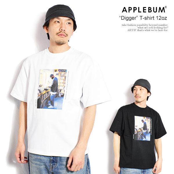 アップルバム Tシャツ APPLEBUM “Digger” T-shirt 12oz メンズ 半袖 ヘビーオンス 送料無料 ストリート