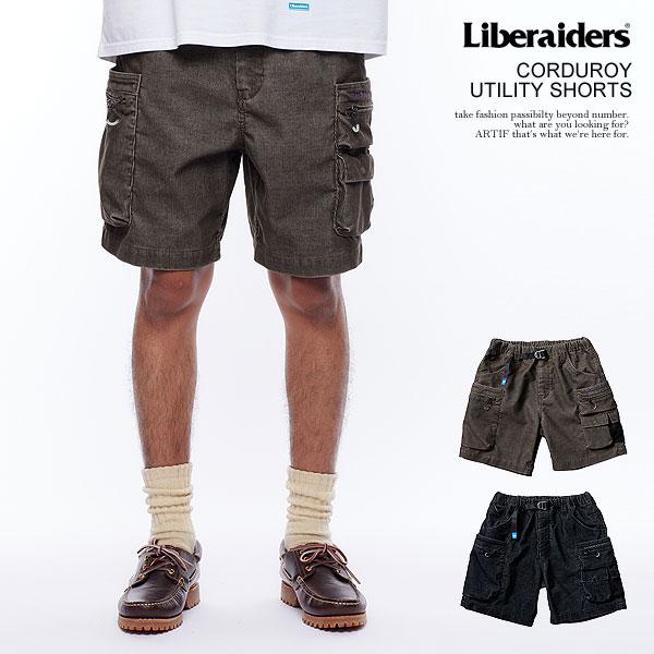 リベレイダース ショートパンツ Liberaiders CORDUROY UTILITY SHORTS 