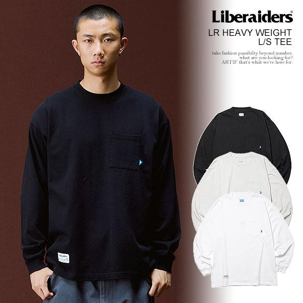 リベレイダース Tシャツ Liberaiders LR HEAVY WEIGHT L/S TEE メンズ 長袖 ロンT ヘビーウェイト 送料無料 ストリート