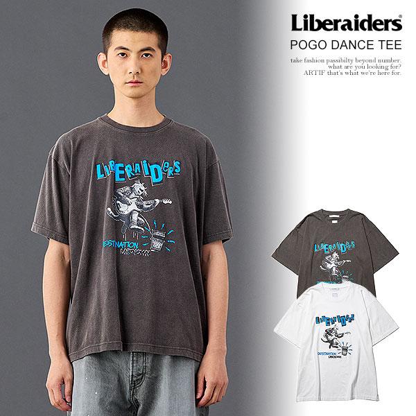 リベレイダース Tシャツ Liberaiders POGO DANCE TEE メンズ 半袖 フロスト加工 送料無料 ストリート