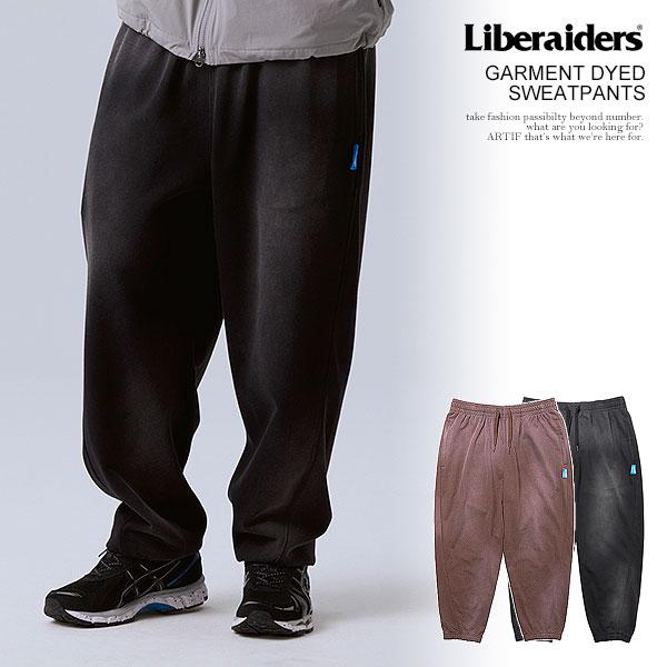 リベレイダース パンツ Liberaiders GARMENT DYED SWEATPANTS メンズ スウェットパンツ ヘビーウェイト 送料無料 ストリート