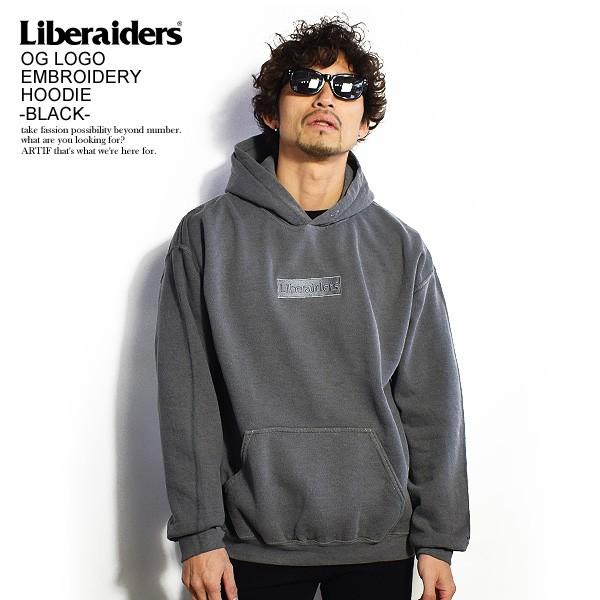 リベレイダース パーカー Liberaiders OG LOGO EMBROIDERY HOODIE