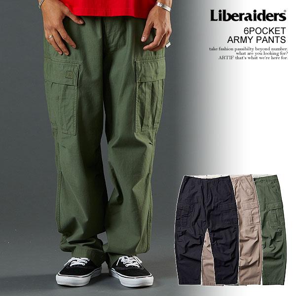 リベレイダース パンツ Liberaiders 6 POCKET ARMY PANTS メンズ BDU