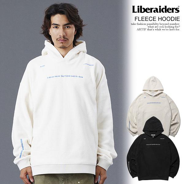 Liberaiders リベレイダース FLEECE HOODIE メンズ パーカー プルオーバー フリース 送料無料 ストリート atftps リベレイダース パーカー Liberaiders FLEECE HOODIE メンズ プル