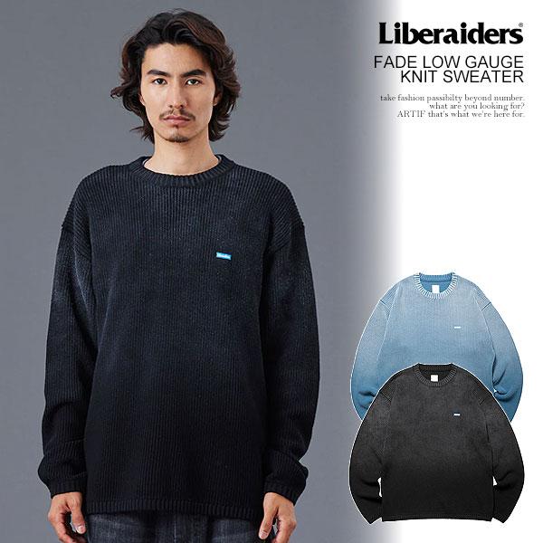 リベレイダース ニット Liberaiders FADE LOW GAUGE KNIT SWEATER