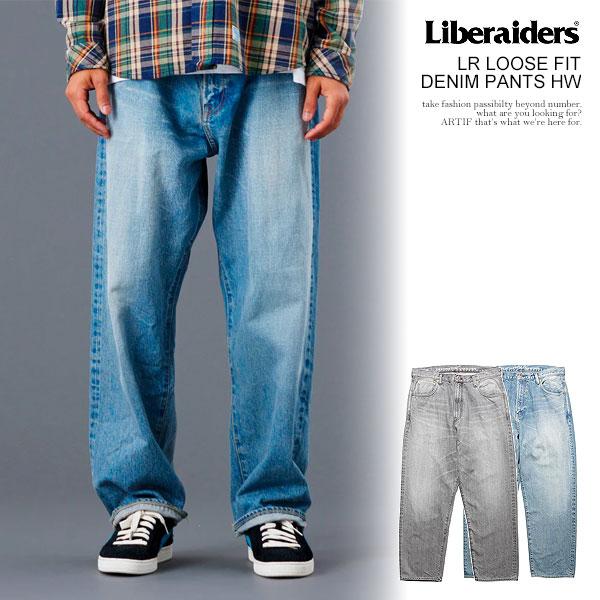 20％OFF SALE セール Liberaiders リベレイダース LR LOOSE FIT DENIM PANTS HW パンツ デニムパンツ セルビッジデニム atfpts リベレイダース パンツ Liberaiders LR LOOSE FIT DENIM PANTS HW