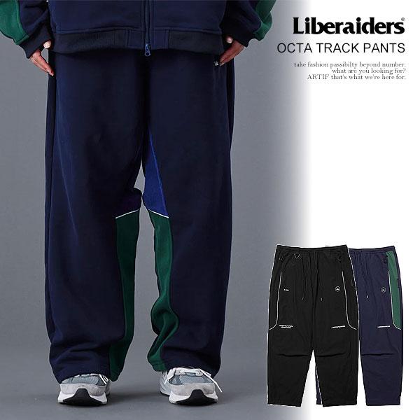 Liberaiders リベレイダース OCTA TRACK PANTS メンズ パンツ トラックパンツ イージーパンツ OCTAフリース セットアップ atfpts リベレイダース パンツ Liberaiders OCTA TRACK PANTS メンズ トラック