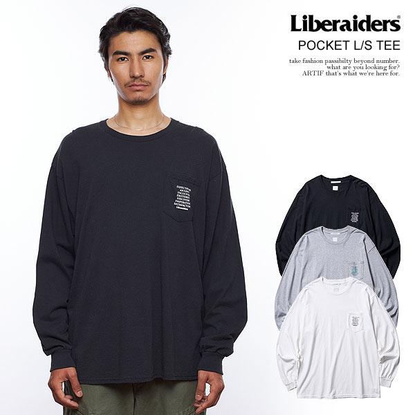 SALE セール リベレイダース Tシャツ Liberaiders POCKET L/S TEE 