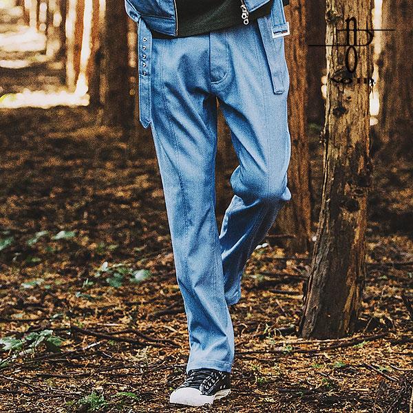 NO ID.（ノーアイディー） SALE セール パンツ ベルテッドルーズ 