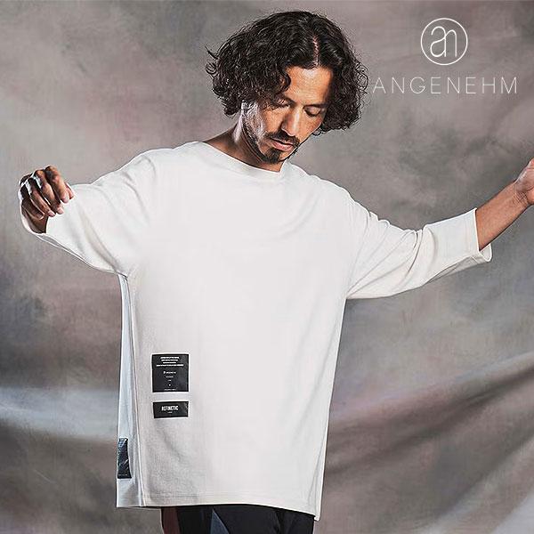 2026 秋冬 先行予約 8月下旬〜9月上旬入荷予定 アンゲネーム Tシャツ ANGENEHM Smooth Jersey Narrow BoatNeck 3-4 Sleeve Tshirt