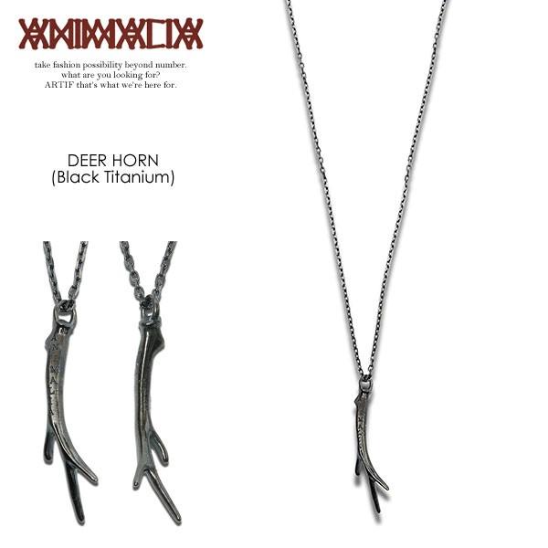 ANIMALIA アニマリア DEER HORN-BLACK titanium animalia 2018 春 メンズ ネックレス アクセサリー 送料無料 ストリート atfacc アニマリア ネックレス ANIMALIA DEER HORN-BLACK titanium : ARTIF