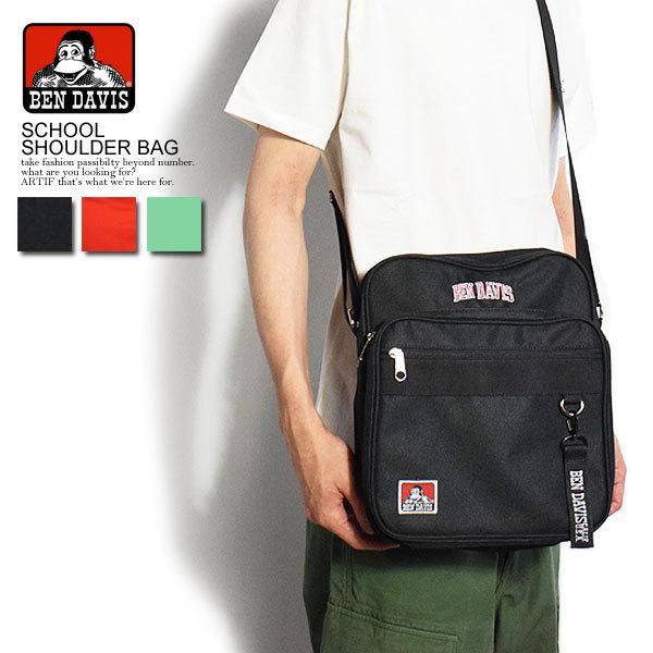 [ベンデイビス] ショルダーバッグ SCHOOL BAG BLACK BEN DAVIS（ベンデイビス） SALE セール ショルダーバッグ SCHOOL