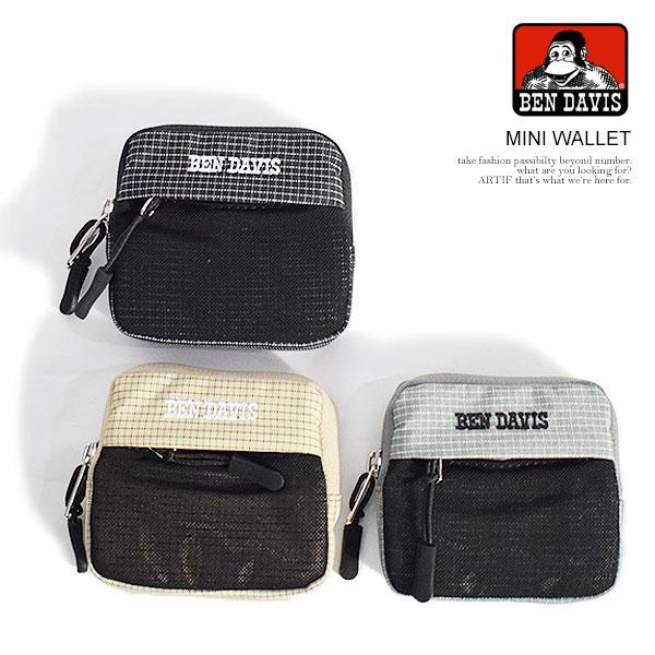 ベンデイビス 財布 BEN DAVIS MINI WALLET メンズ ウォレット コンパクト財布 ミニウォレット ミニポーチ ストリート