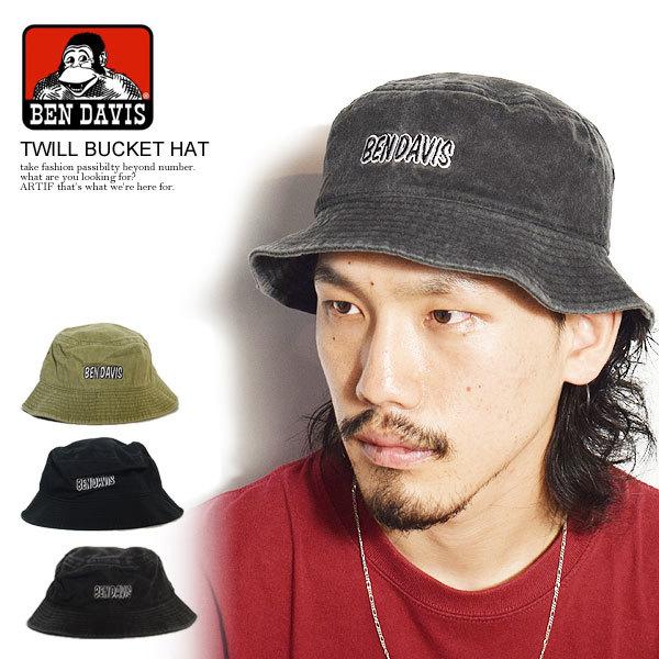 BEN DAVIS �x���f�C�r�X �o�P�b�g�n�b�g �X�q TWILL BUCKET HAT �����Y ���f�B�[�X �j�����p �������