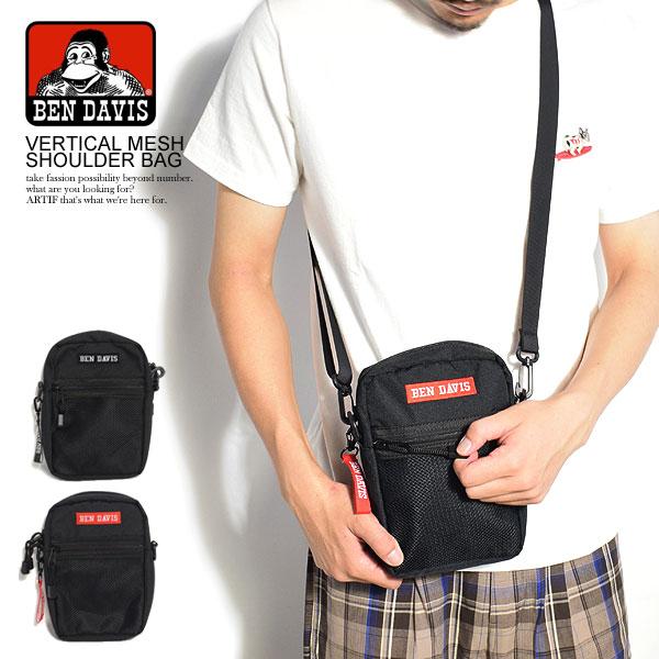 BEN DAVIS �x���f�C�r�X �V�����_�[�o�b�O VERTICAL MESH SHOULDER BAG �����Y ���f�B�[�X �j�����p �������