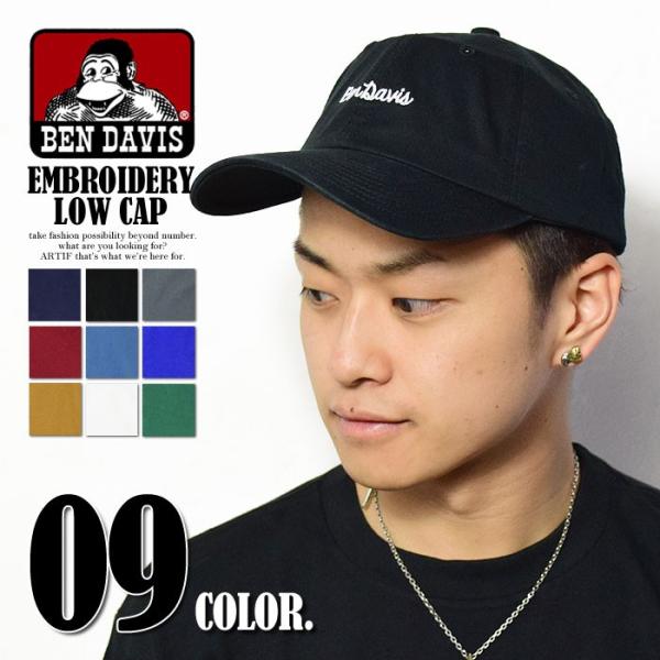 �x���f�C�r�X �L���b�v BEN DAVIS EMBROIDERY LOW CAP