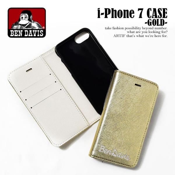 �x���f�C�r�X �A�C�t�H���P�[�X BEN DAVIS i-Phone 7 CASE -GOLD- ���[���։�
