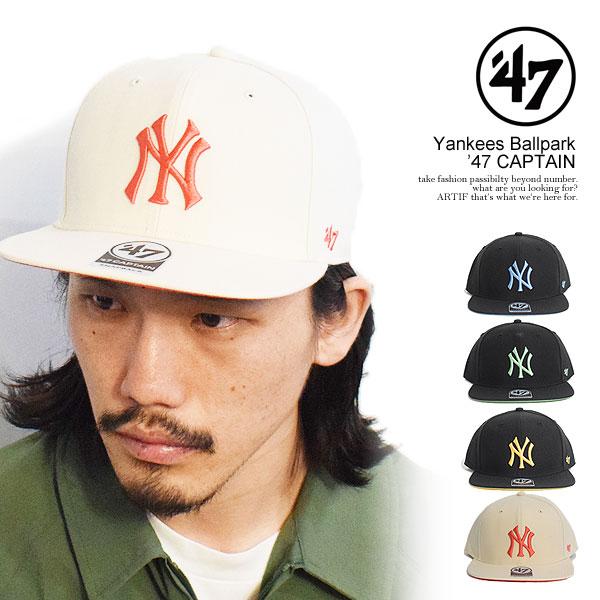 フォーティーセブン キャップ '47 Yankees Ballpark ’47 CAPTAIN メンズ ベースボールキャップ ヤンキース シュアショット ストリート