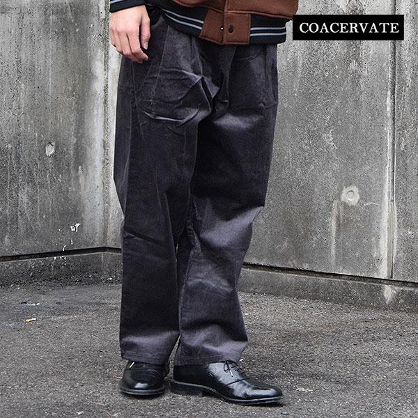 コアセルベート パンツ COACERVATE WIDE STRAIGHT CORDUROY PANTS