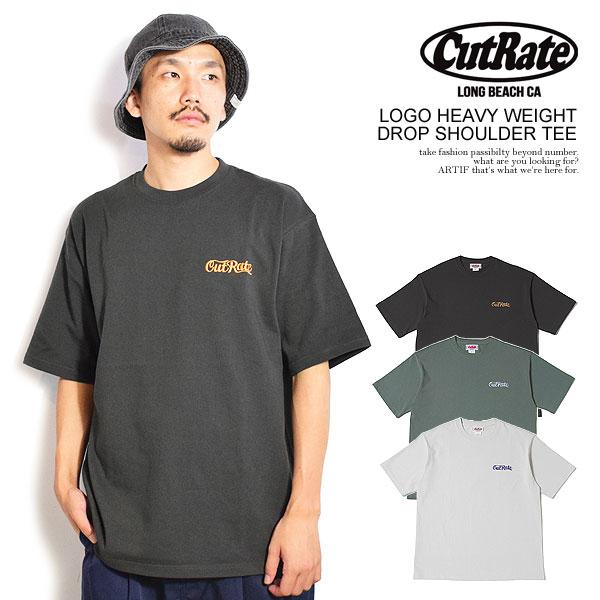 カットレイト Tシャツ CUTRATE LOGO HEAVY WEIGHT DROP SHOULDER
