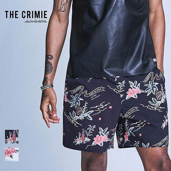 売買 crimie クライミー アロハ 総柄 ショートパンツ tdh-latinoamerica.de