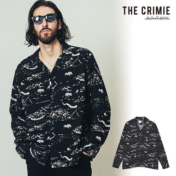 CRIMIE SALE セール クライミー シャツ SKULL ALOHA LONG SLEEVE RAYON 
