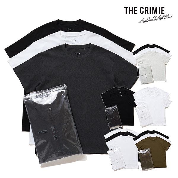 メーカー取り寄せ対応 クライミー Tシャツ CRIMIE CREW NECK T-SHIRT 2P ＋ 1P SERVICE 3P PACK 送料無料 キャンセル不可