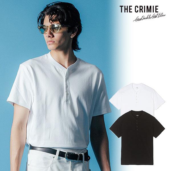 CRIMIE クライミー HENRY NECK SHORT SLEEVE T SHIRT メンズ Tシャツ 半袖 ヘンリーネック 送料無料 ストリート atftps CRIMIE（クライミー） Tシャツ CRIMIE HENRY NECK SHORT SLEEVE T
