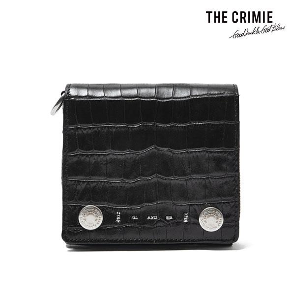 CRIMIE レザーウォレット　三つ折り　スカル CRIMIE クライミー 財布 MULTI BIKER WALLET メンズ 二つ折り