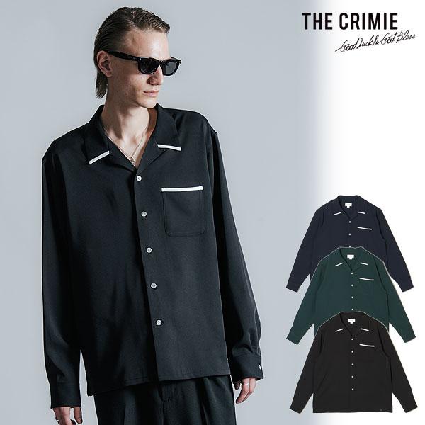 2025 秋冬 先行予約 11月中旬〜下旬入荷予定 CRIMIE クライミー BICOLOR OPEN SHIRT シャツ 送料無料 キャンセル不可 atftps CRIMIE（クライミー） 2025 秋冬 先行予約 11月中旬〜下旬入荷予定