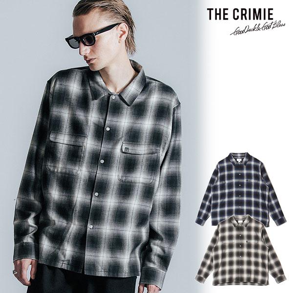 CRIMIE クライミー OMBRE CHECK SHIRT シャツ 送料無料 atftps CRIMIE（クライミー） シャツ CRIMIE OMBRE CHECK SHIRT 送料無料