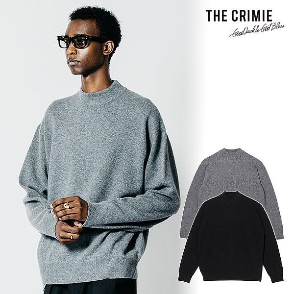2026 秋冬 先行予約 9月下旬〜10月上旬入荷予定 クライミー ニット CRIMIE YAK WOOL BLEND MOCK NECK KNIT SWEATER 送料無料