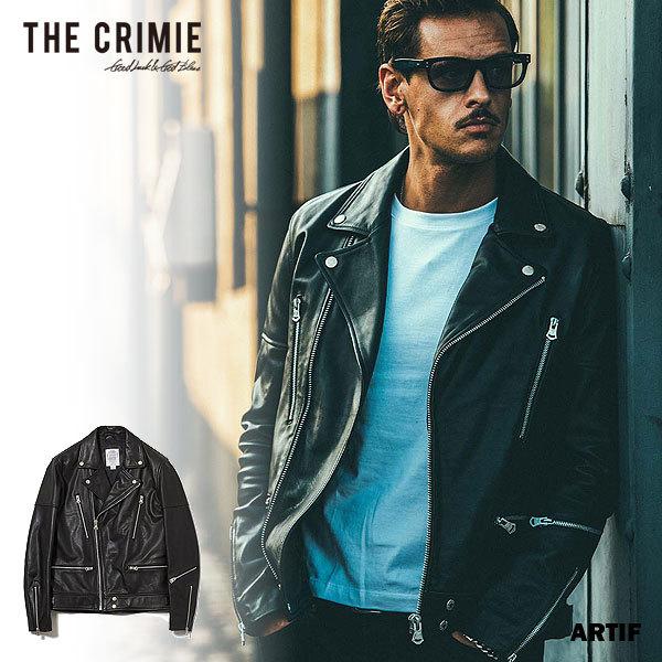 ☆ほぼ新品☆ CRIMIE 『W RIDERS LEATHER JACKET』 CRIMIE クライミー ジャケット W RIDERS LAMB LEATHER JACKET