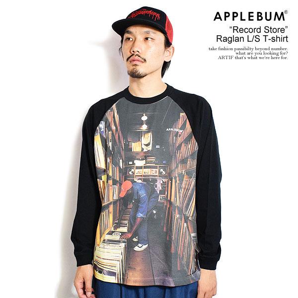 APPLEBUM（アップルバム） Tシャツ “Record Store” Raglan L/S T-shirt