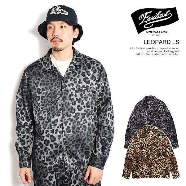 SALE セール イーブルアクト シャツ EVILACT LEOPARD LS メンズ 長袖