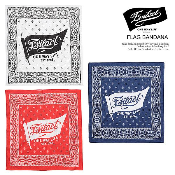 イーブルアクト バンダナ EVILACT FLAG BANDANA メンズ 手ぬぐい ストリート EA26-BANDANA