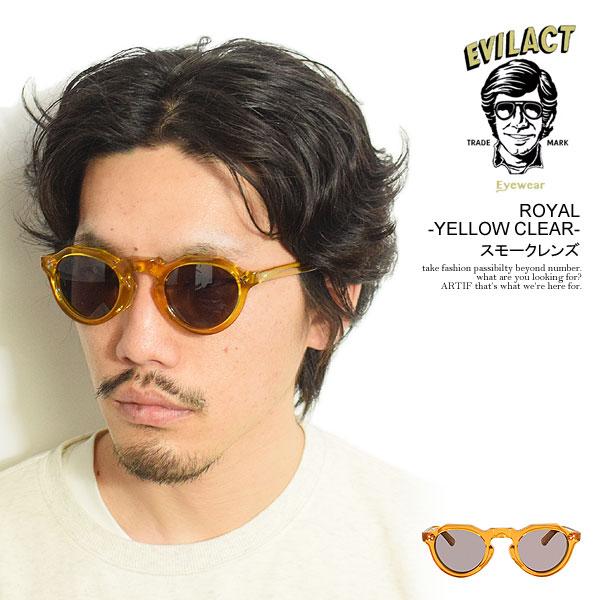 イーブルアクト アイウェア サングラス EVILACT EYEWEAR ROYAL -YELLOW