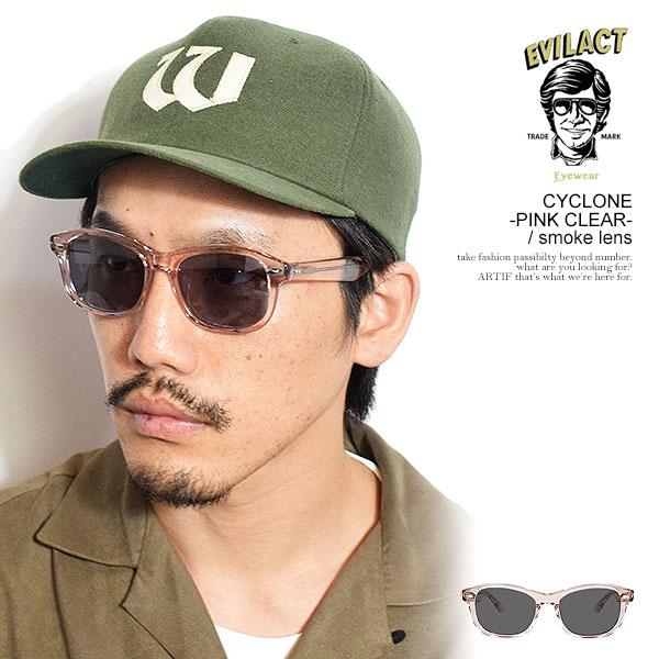 イーブルアクト アイウェア サングラス EVILACT EYEWEAR CYCLONE -PINK